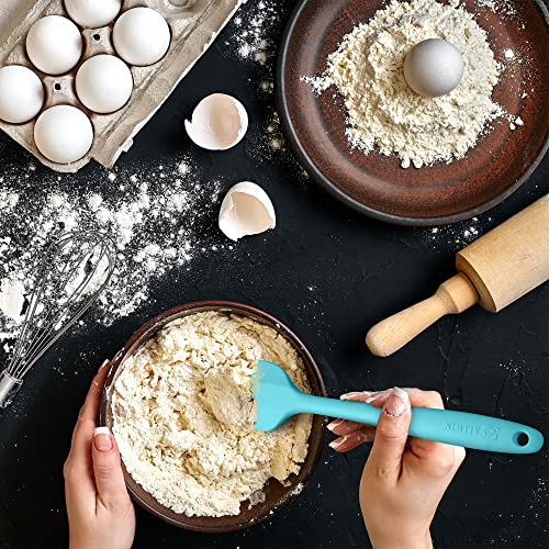 3-Piece Silicone Spatula Set, 600°F Heat Resistant, Macaron Blue - color: E-Macaron Blue