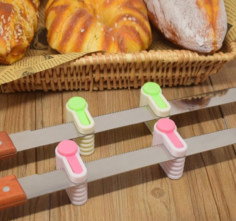 5 Pcs DIY Cake Slicer, Bread Cutter Slice Adjustable 5 Layers, Bread Cake Segmentation Toast Slice Layered Auxiliary Divider