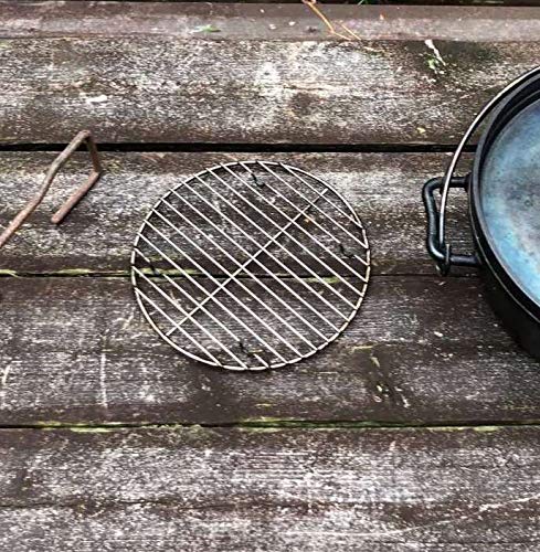 CAMPINGMOON Round Cooling Rack Roasting Rack for Baking Stainless Steel W24 Diameter φ9.5inch/φ24cm - color: Dia 9.5 inches, W24