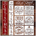 Christmas Stencils for Crafts Reusable Merry Christmas Porch Sign Stencils - style: 9 Christmas Sign