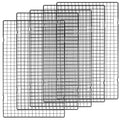 5PCS 15.74" x 9.84" Black Stainless Steel Cooling Racks for Baking, Cooking, Roasting, and Grilling, Baking Rack Oven Safe & Dishwasher Safe Heavy Duty Wire Rack Set