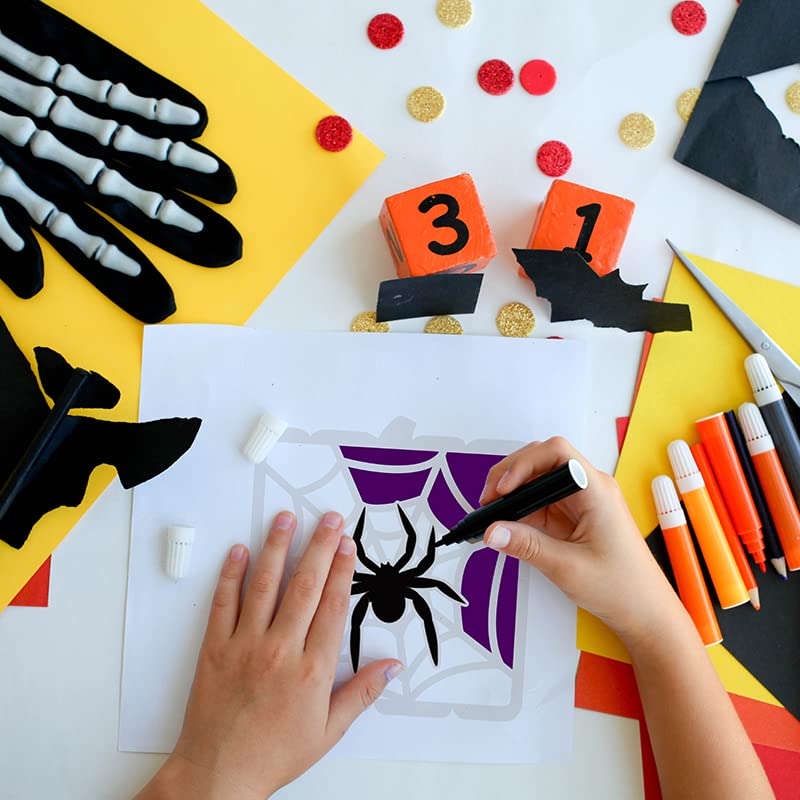 Halloween Stencils for Painting, 12 Pcs 6 Inch for Wood Signs Canvas - color: Halloween 6"