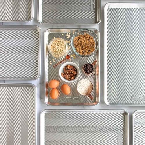 Nordic Ware Prism Baking Half Sheet 2-Pack, Natural - size: 2 Pack, style: Half Sheet