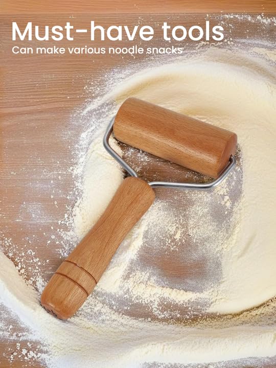 Pizza Rolling Pin, Small Rolling Pin, Non-Stick Wooden Dough Roller for Pastry Tortilla Pizza Cookie Dumpling(Type 1) - size: Type 1
