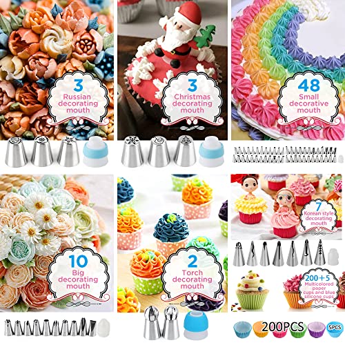 Cake Decorating Kit, 672 Pcs Cake Decorating Supplies Stand With Cake Carrier Holder Springform Pan Sets 3-Layer Toolbox Organizer Icing Piping Nozzles Cake Rotating Turntabl Baking Supplies Set Tools - size: 672 PCS