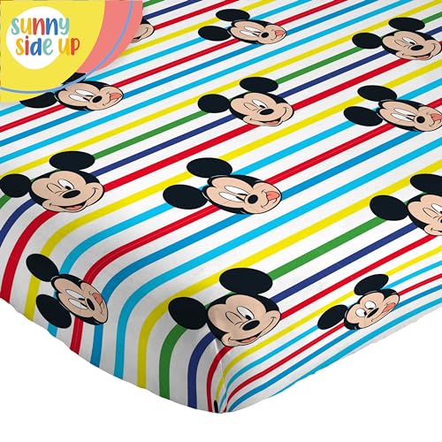 Sunny Side Up Disney Mickey Mouse Full Sheet Set - 4 Piece Kids Bedding Set Includes Pillow Cover - Super Soft Microfiber Sheets - color: Multi - Mickey Mouse, size: 4 Piece Full