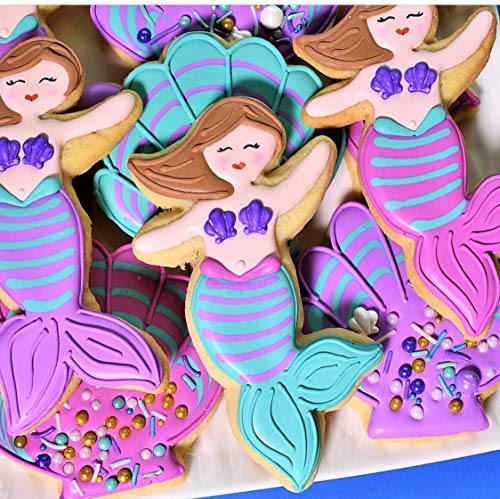 Ann Clark Mermaid Cookie Cutter, 4-3/4" Made in USA - style: Mermaid