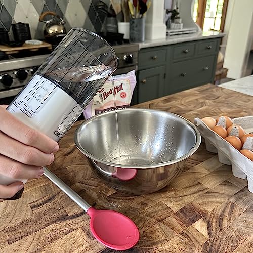 KitchenArt 1 & 2 Cup Tri Adjust A-Cup, Easy Pour Adjustable Measuring Set