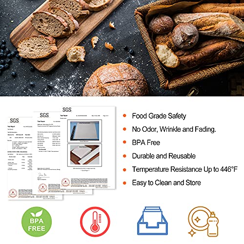 Silicone Pastry Baking Mat with Measurements Extra a Brush and a Dough Scraper- 27.5” x 20” Heat Resistant, BPA Free, Non-Stick Non-Slip Pastry Mat for Rolling Dough, Easy to Clean, Red - size: 27.5"(L) x 20"(W)