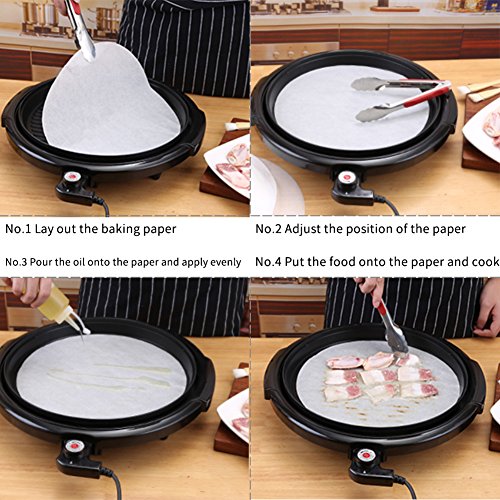 BYKITCHEN 12 Inch Round Parchment Paper for Springform Pan, Pizza Pan - size: 12inch