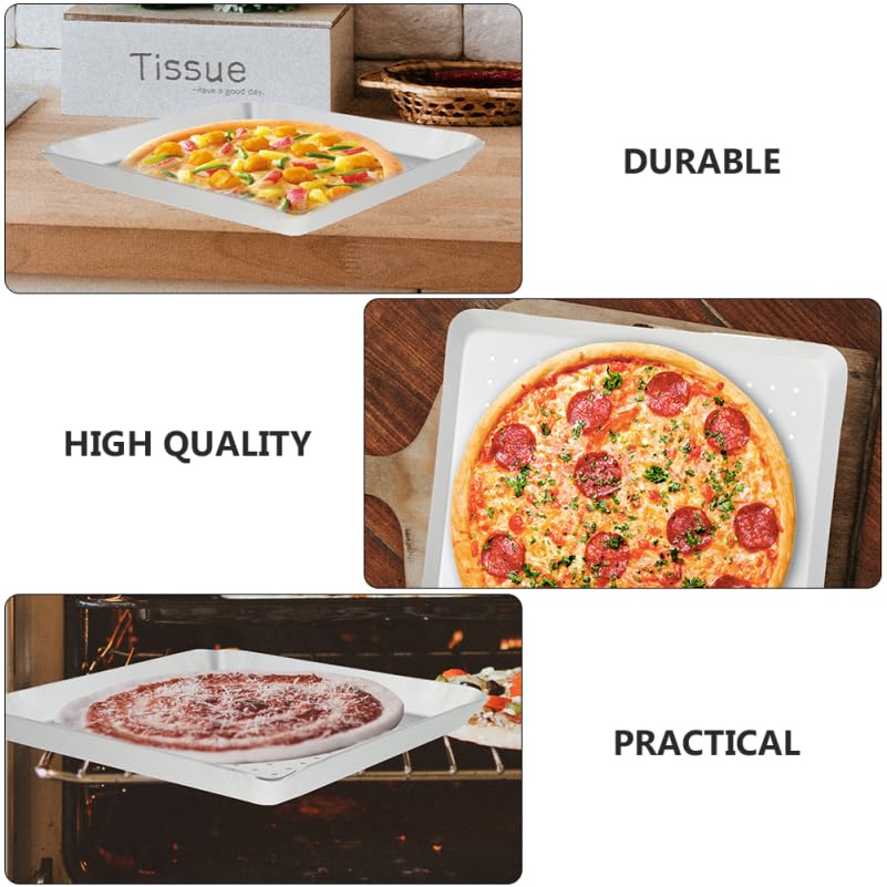 KALLORY 16 Inch Perforated Pizza Pan for Oven, Aluminum Pizza Baking Tray