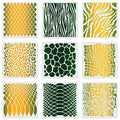 9PCS Animal Print Cookie Stencils for Cake Painting, Safari Animal Print Airbrush Stencil Includes Snakeskin Leopard Zebra Alligator Scale Reusable Templates DIY Crafts, 7 Inch - size: 7 Inch