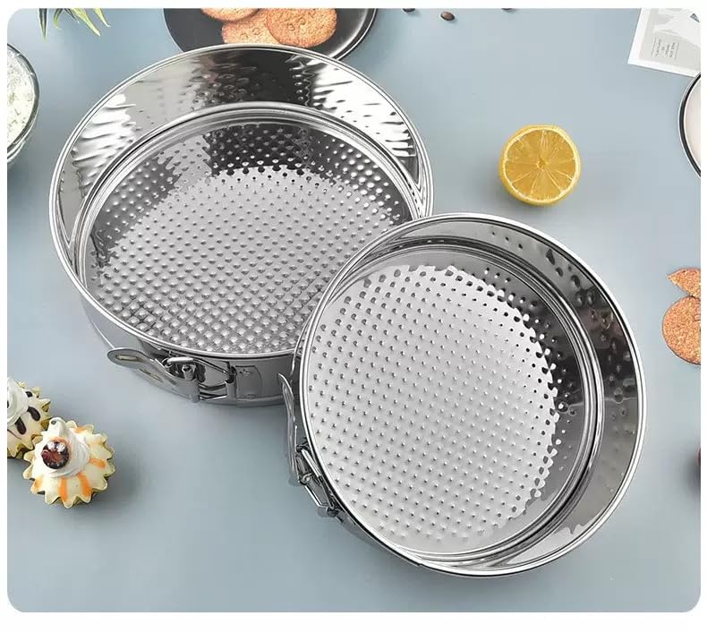 Springform Pan, 10 Inch Cheesecake Pans with Removable Bottom, Non-stick Spring Form Pan for Cheesecake