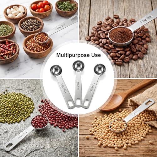 4 Pcs 1 Teaspoon Measuring Spoon
