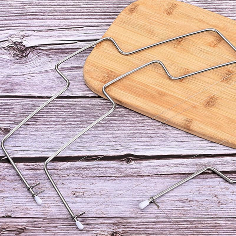 10 Pack Cake Slicer Wires Stainless Steel Cake Cutting Wire Replacement for Precise Layer Cutting Compatible with Cheese Slicer and Bread Slicing Tools 12.59 Inch