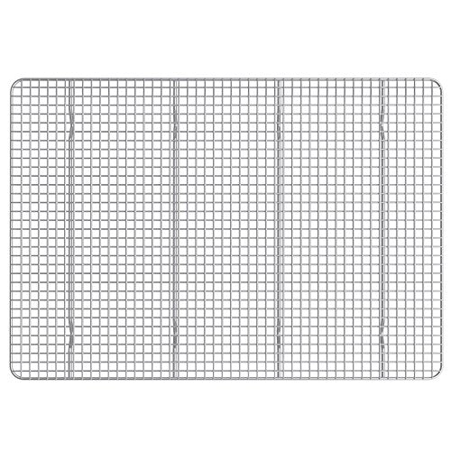 Stainless Steel Wire Cooling Rack-14"x20"-Ultra Heavy Duty, Commercial Grade, Extra Large-Cool Cookies, Cakes & Bread-Perfect for Baking Meat & Bacon-Fits 3/4 Big Sheet Pan-Oven & Dishwasher Safe