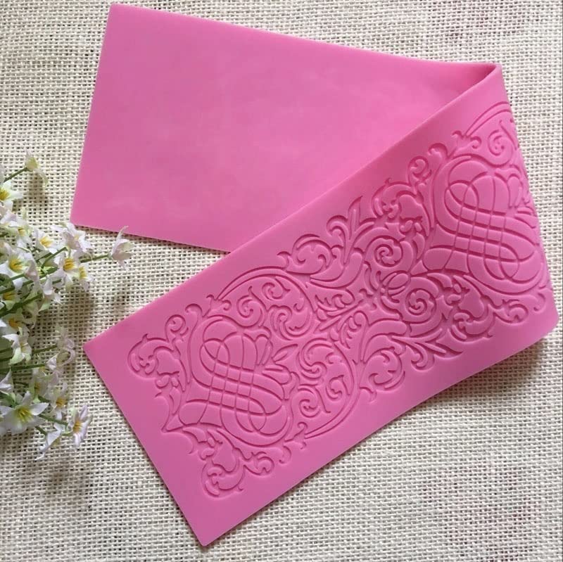 Edible Wedding Lace Cake Silicone Baking Mat