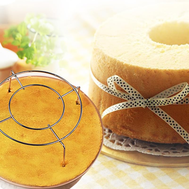 SHOWERORO Round Cake Cooling Rack Stainless Steel 2 pack