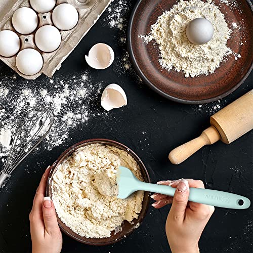 3-Piece Silicone Spatula Set, 600°F Heat Resistant, Macaron Navy - color: E-Macaron Navy
