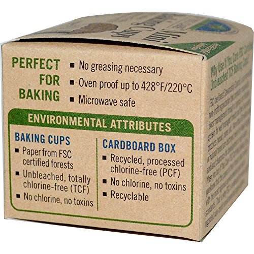 YouCare J25018 mini baking cups, Brown 2 pack