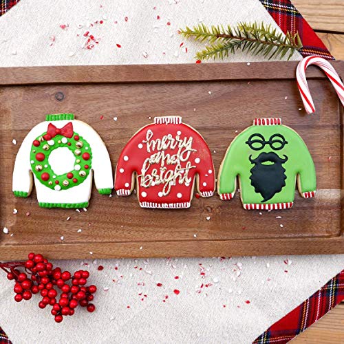 Christmas Sweater Cookie Cutter, Stainless Steel, Dishwasher Safe (Christmas Sweater) - color: Christmas Sweater, size: 1