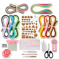 JUYA Paper Quilling Kit 960 Strips with 12 Tools, Pink Set, 5mm - color: Pink, size: Paper Width 5mm without Glue