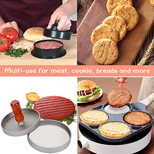 4.5 Inch Round Hamburger Patty Paper, 200 Count Burger Separator Sheets - size: 4.5inch