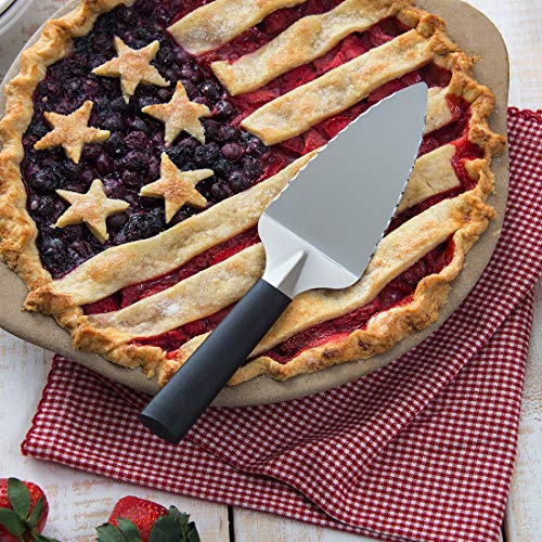 Rada Cutlery Serrated Pie Server (W220), Black - color: Black