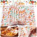 100 Pcs Christmas Wax Paper for Food - color: white biscuit
