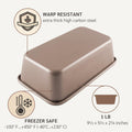 HAPPIELS 5 x 9 inch Nonstick Loaf Pan 1lb for Oven Baking, PFOA & BPA Free - style: Loaf Pan